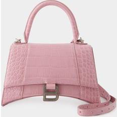 Balenciaga Bags Balenciaga Hourglass S Bag Leather Powder Pink pink