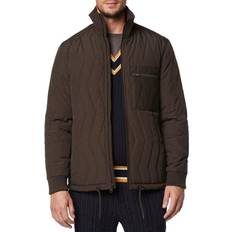 Mens quilted bomber jacket Andrew Marc Men's Floyd Zig-Zag Quilted Bomber Jacket - Green