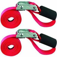 Snap-loc cinch strap 1"x6' cam red 2 pack bungee cord alternative sltc106cr2