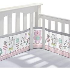 BreathableBaby Mesh Liner for Cribs, 4-Sides, Classic 3mm Forest Fun