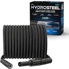 Hydrosteel Garden Hose Heavy Duty Steel Hose Triple Layered