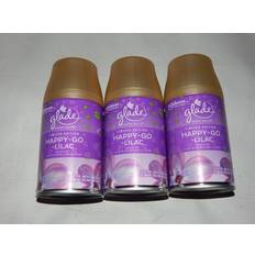 Glade 3 pack automatic spray refill happy go lilac
