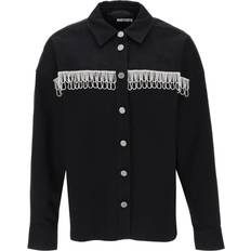 Overshirts - Women Jackets ROTATE Birger Christensen Overshirt With Crystal Fringes