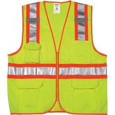 Tingley Hi-viz vest,ansi class ii,lime/yellow polyester mesh,xxl/xxxl -v73852.2x-3x