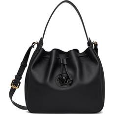 Versace La Medusa Medium Bucket Bag - Black