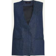 Amiri Outerwear Amiri Blue Cotton Waistcoat