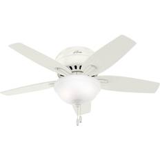 Ceiling Fans Hunter Newsome Low Profile with Light 42"
