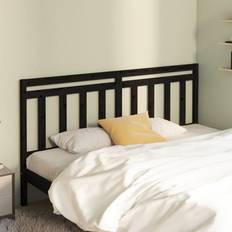 Senger & Madrasser vidaXL black, 186 100 Solid Wood Pine Bed Multi Colours/Sizes Headboard