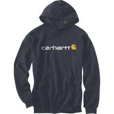 Carhartt Men's Loose Fit Midweight Logo Graphic Hoodie - New Navy
