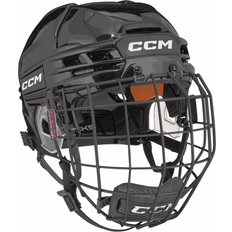 CCM Ishockeyhjelmer CCM Senior Tacks 720 Combo Hockey Helmet Black