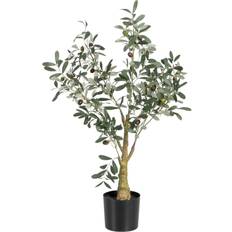 Oliventre cm Kjøkkentilbehør BigBuy Home Dekorativ Polyetylen Olivträd Konstgjord växt