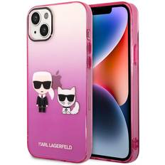 Karl Lagerfeld Karl & Choupette Gradient Case for iPhone 14 Plus