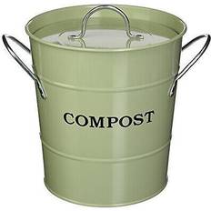 Exaco Compost Exaco 2-in-1 Apple Green Lid with Rubber Seal Bucket