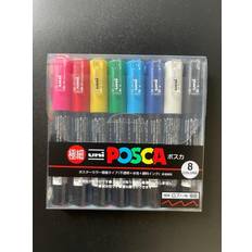 Posca Arts & Crafts Posca Mitsubishi Pencil Water-based Pen Extra Fine 8 Colors PC1M8C