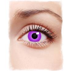 Damen Farblinsen Horror-Shop Purple Contact Lenses