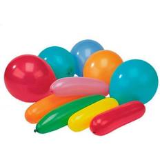 Latexballons Papstar Luftballons, Farben und Formen sortiert