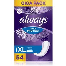 Always Dailies Slipeinlagen Long Plus Extra Protect 54 Binden, Giga