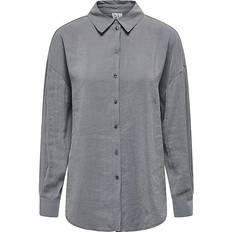 Damen Hemden Only Iris Shirt - Grey