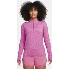 Nike Women's Element 1/2-Zip Running Top in Pink, CU3220-623 Pink