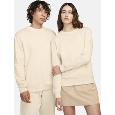 Sweatshirts - Women Sweaters Nike Women's Sportswear Club Fleece Crewneck Sweatshirt Sanddrift/White