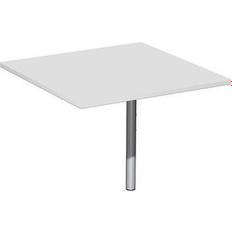 Schreibtischabschirmungen geramöbel Verbindungsplatte Flex lichtgrau, quadratisch 80,0
