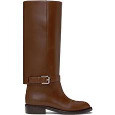Burberry Schuhe Burberry Brown Ankle Strap Boots PINE CONE BROWN IT