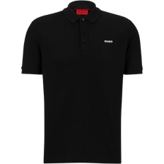 Hugo Boss Men Polo Shirts HUGO BOSS Pique Polo Shirt - Black