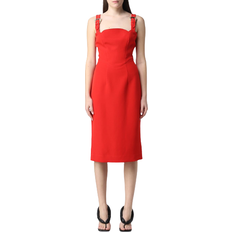 Women Jeans Couture Dress - Red