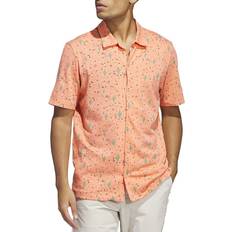 Adidas Shirts adidas Desert Button Golf Shirt Coral Fusion Mens