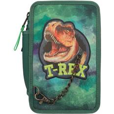 Depesche Dino World T-Rex Green Triple Pencil Case