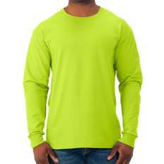 Jerzees t shirts Jerzees Dri-⁠Power Long-⁠Sleeve T-⁠shirt Unisex - Safety Green
