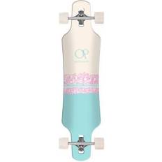 Ocean Pacific Island Complete Longboard White White/Teal/Pink