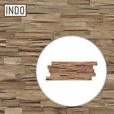 Zubehör Indo Echtholz Wandverkleidung 3D Holzverblender Axewood FSC Nature