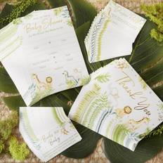 Cards & Invitations Kate Aspen Safari Baby Shower Decorations, One Size, Invitation & Thank You Cards