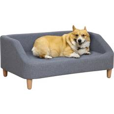 Pawhut Dog Beds, Dog Blankets & Cooling Mats - Dogs Pets Pawhut 38" Dog Sofa for Medium Large Dogs, Dog w/Removable