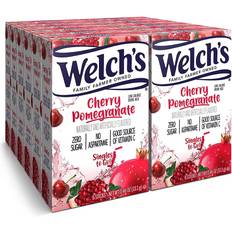 Welch's s Singles To Go Water Drink Mix Powder Sticks Cherry Pomegranate 0.46