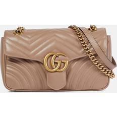 Gucci Handbags Gucci GG Marmont Small Shoulder Bag - Beige