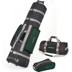Samsonite Suitcase Sets Samsonite SAM700HNBK Golf Deluxe 3 Travel Set Bag