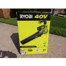 Ryobi Leaf Blowers Ryobi electric leaf blower 40v cordless variable-speed w/ charger battery