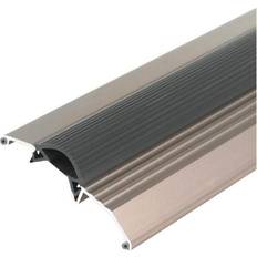 Insulation Strips M-D Building Products H X 3.75 W X 36 L Satin Nickel Aluminum Deluxe Low Threshold Silver