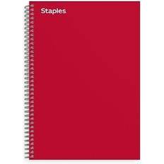 Staples Calendar & Notepads Staples Premium 3-Subject Notebook, 5.88