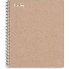 Staples Calendar & Notepads Staples RED Wirebound Notebook 3 Subject