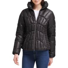 Guess Outerwear Guess Women's Quilted Puffer Jacket, Black