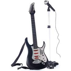 Lekegitarer Music Electric Guitar with Microphone & Stand