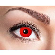 Verrückte Linsen Zoelibat Kontaktlinsen Teufel rot