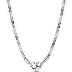 Pandora Halsketten Pandora Moments Studded Chain Necklace - Silver