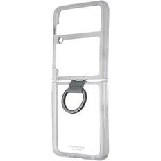 Samsung Cases Samsung Clear Cover with Ring for Galaxy Z Flip3 5G Clear/White/Silver