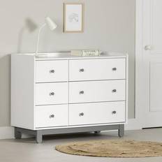 South Shore Bebble Gray/White Chest of Drawer 44.8x34.5"