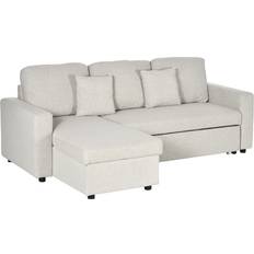 Sofa Beds Sofas Homcom Sectional Sleeper 89.8" 3 Seater