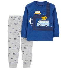 Other Sets Children's Clothing Carter's Baby Dog Cars T-shirt & Jogger Set 2-piece - Blue/Grey
